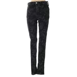 Free People Dark Camo Stretch Skinny Jeans